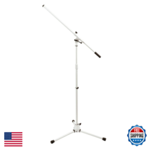 OnStage On-Stage MS7801W Telescoping Microphone Boom Stand, White - $90.79