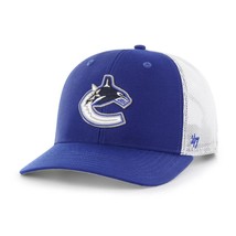 NHL Vancouver Canucks Mens SP17 Trucker Structured Flex Cap, Blue, Small... - $16.93