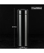 17oz Double Wall Vacuum Insulated Water Bottle, Leak - Proof Stainless S... - $301.85 MXN