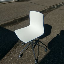 Designer Modern Italian Arper Catifa 46 Blue White Rolling Office Chairs... - $303.99