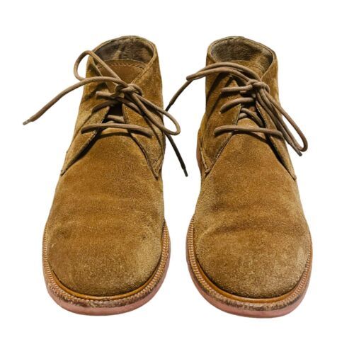 Polo Ralph Lauren Torrington Chukka Boots Mens Size 9.5 Brown Suede Lace Shoes - $65.00