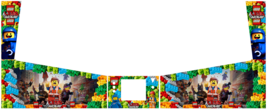 LEGO MOVIE PINBALL Pinball Decal Pinball Cabinet Graphic Art  Vinyl Sti - £102.22 GBP+