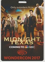 Wondercon Anaheim 2017 Comic-Con Badge Midnight Texas NBC Only Outsiders... - £23.56 GBP