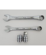 S-K Tools 14mm / 1/2&quot; Combination Wrench / SK 1/2&quot; Socket 3/8&quot; Drive + E... - $17.65 CAD