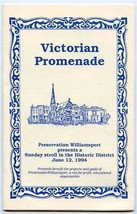 Victorian Promenade Booklet Williamsport Pennsylvania Historic District 1994  - £13.99 GBP