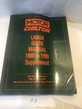 CHILTON&#39;S Professional LABOR Guide Manual Supplement Repair Book 1980-1999 - £9.32 GBP