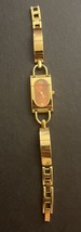 Etienne Aigner Gold Tone Brown Face Buckle Clasp Jap Movt Watch Works! - $1,221.87 MXN