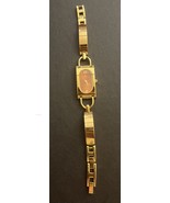 Etienne Aigner Gold Tone Brown Face Buckle Clasp Jap Movt Watch Works! - $1,220.30 MXN