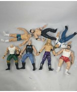 WWE WWF WCW FODDER FIGURE LOT OF 7 GOOD PARTS FOR CUSTOMS AEW WCW LJN EC... - £10.60 GBP