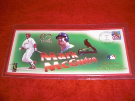 Mark McGwire&#39;s 62nd Home Run Official Commemorative Envelope September 8, 1998 - £7.86 GBP