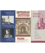 Lot of 7 Different Smithsonian Institution Brochures Washington DC  - £24.92 GBP