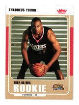 2007-08 Fleer #234 Thaddeus Young Philadelphia 76ers - £2.31 GBP