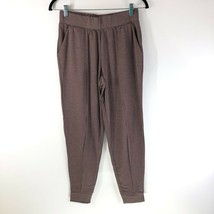 Cuddl Duds Comfortwear Jogger Pants Pull On Pockets Fleece Lined Brown Size XS - £15.11 GBP