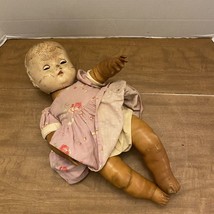 VTG Bay Doll With Dress Poor Condition - £10.59 GBP