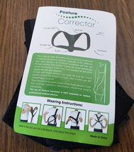 Adjustable Posture Corrector Back Shoulder Support Correct Brace Belt - £7.75 GBP