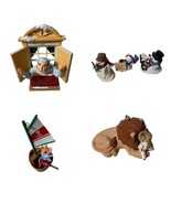 Hallmark Keepsake Christmas Ornament Collection Snowmen Bears &amp; Santa Lo... - $73.70 CAD