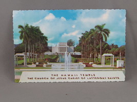 Vintage Postcard - The Hawaiian Temple Church Latter Day Saints - Hawaiian Serv - £11.96 GBP