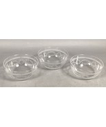 Set Of 3 Frosted Design Berry Or Dessert Bowls - 5”D - $19.79