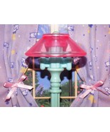 Fisher Price Loving Family Dream Dollhouse Floor Lamp Candles Pink &amp; Blu... - £8.52 GBP