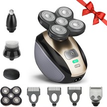 Head Shavers For Bald Men, Skull Shaver, 5 In 1 Electric, Idea Gift For Men - $36.99