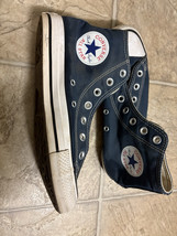 Converse Chuck Taylor All Star High Top Sneakers Navy Blue No Laces Wome... - $16.93