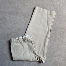 Lands End Traditional Fit Dress Pants Mens Size 38 Beige Straight Leg - $21.78