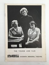 1959 Stagebill The Goodman Theatre The Young and Fair by N. Richard Nash - £14.90 GBP