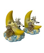 Bookends The Cow Jumped Over The Moon Cat And The Fiddle Decor Lot Of 2 - $241.00 MXN