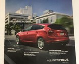 Ford Focus Car Print Ad Advertisement PA8 - $5.93