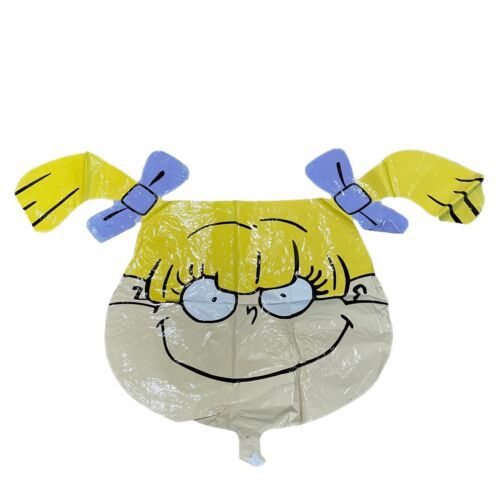Vintage 1997 Rugrats Angelica Pickles Birthday Party Foil Mylar Balloon ... - $8.77