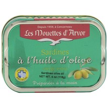 French Sardines in Olive Oil - 1 can - 4 oz - £9.74 GBP