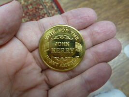 MD-63 Vote JOHN KERRY Eagle Minted Commemorative BRASS COIN token COINS ... - $7.99