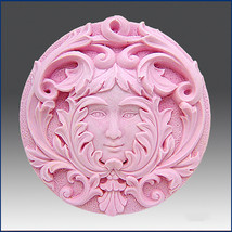 2D Silicone Soap/Plaster/Polymer Clay Mold – Nymph Rosette - £23.65 GBP