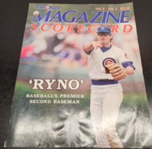 1989 Chicago Cubs Magazine Scorecard - Ryne Sandberg Baseball&#39;s Premier ... - £10.82 GBP