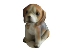Vintage Beagle Hound Puppy Dog Figurine Japan 4.2&quot; Sitting Maybe 50s 60s - $18.99
