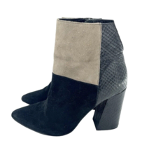 Chinese Laundry Kristin Cavallari Black Multi Color-block Booties 7.5 SH31 - £45.58 GBP