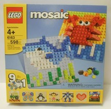 LEGO MOSAIC KIT 6163 Ages 4+ Makes 9 Designs 598 pc Pre Owned Sealed Pkg - £44.06 GBP