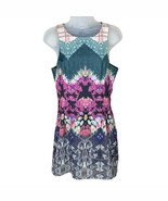 LULUS Rococo Supernova Fuchsia Mirror Print Colorful Mini Sheath Dress S... - $34.47 CAD
