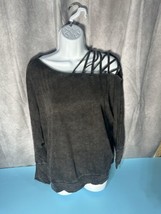 Black Birch Womens Long Sleeve Solid Top sz Large - £11.76 GBP