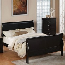 ACME Louis Philippe III Queen Bed in Black - $440.59