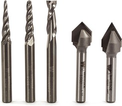 Whiteside CNC Router Bit Starter Set 5-Piece - £88.01 GBP