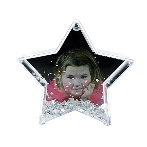 Dorr Star Shaped Snow Globe Photo Frame  - $14.00