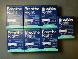 Lot Of 7 Breathe Right Extra Strength Nasal Strips Clear 26 Ct Each Exp. 5/2028 - £45.56 GBP