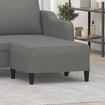 Footstool Dark Gray 27.6&quot;x21.7&quot;x16.1&quot; Fabric - $142.49