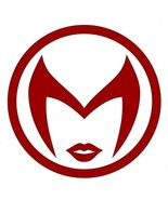 Marvey Comics Scarlet Witch Logo Vinyl Stickers Symbol 5.5&quot; Decorative D... - £8.75 GBP