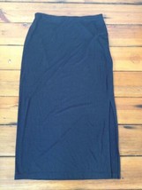 J Jill Rayon Black Side Slit Straight Pencil Maxi Full Length Skirt Stretch S - £19.71 GBP