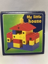 Vtg My Little House Building Bricks Set - Made In Italy - B &amp; C Toys - £6.70 GBP