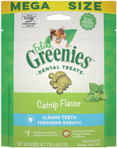 Greenies Feline Natural Dental Treats Catnip Flavor 4.6 oz Greenies Feline Natur - £14.03 GBP