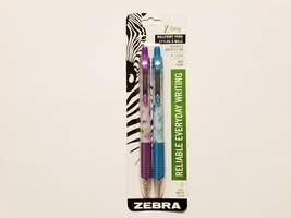 Zebra Z-Grip Advanced Assorted Ink 1.0mm Ballpoint Pen 2-pack 