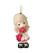 Precious Moments Wishing You A Beautiful Christmas 2016 Bisque Porcelain... - $270.59 MXN